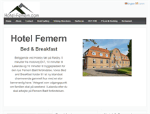 Tablet Screenshot of hotel-femern.com